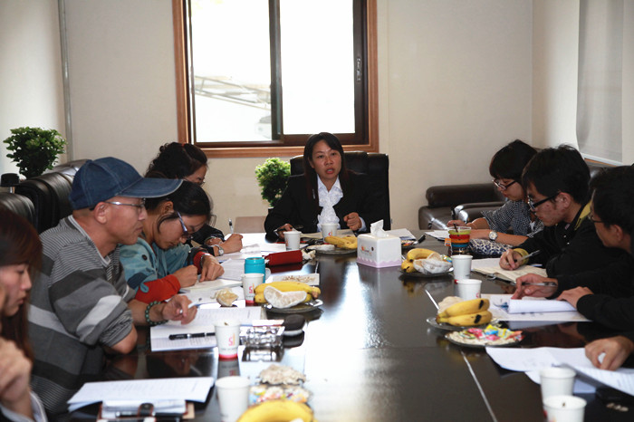 公司黨委副書記、紀委書記吳倩總結(jié)發(fā)言